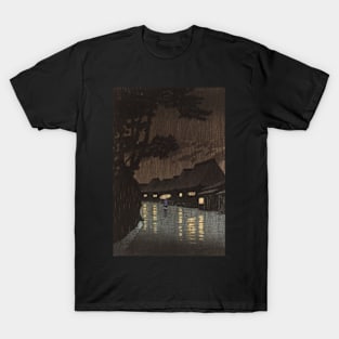 A Painting of a Person Walking in The Rain T-Shirt